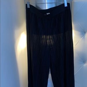 Black long loose pants! Size M from H&M